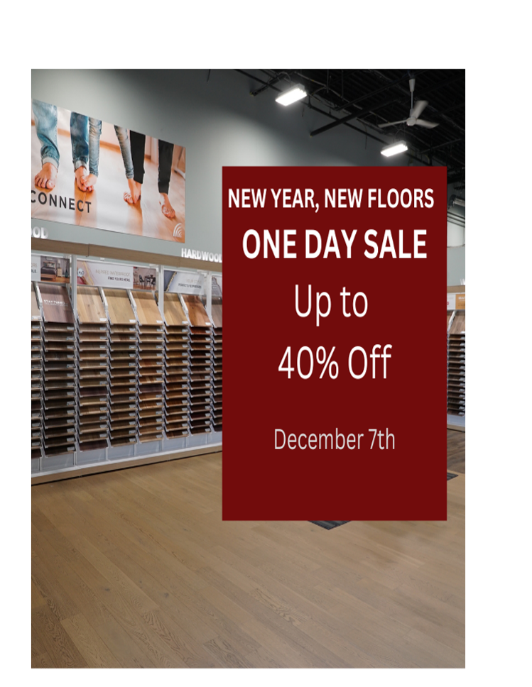 New Year, New Floor One Day Sale